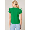Brooke Knit Blouse - Green
