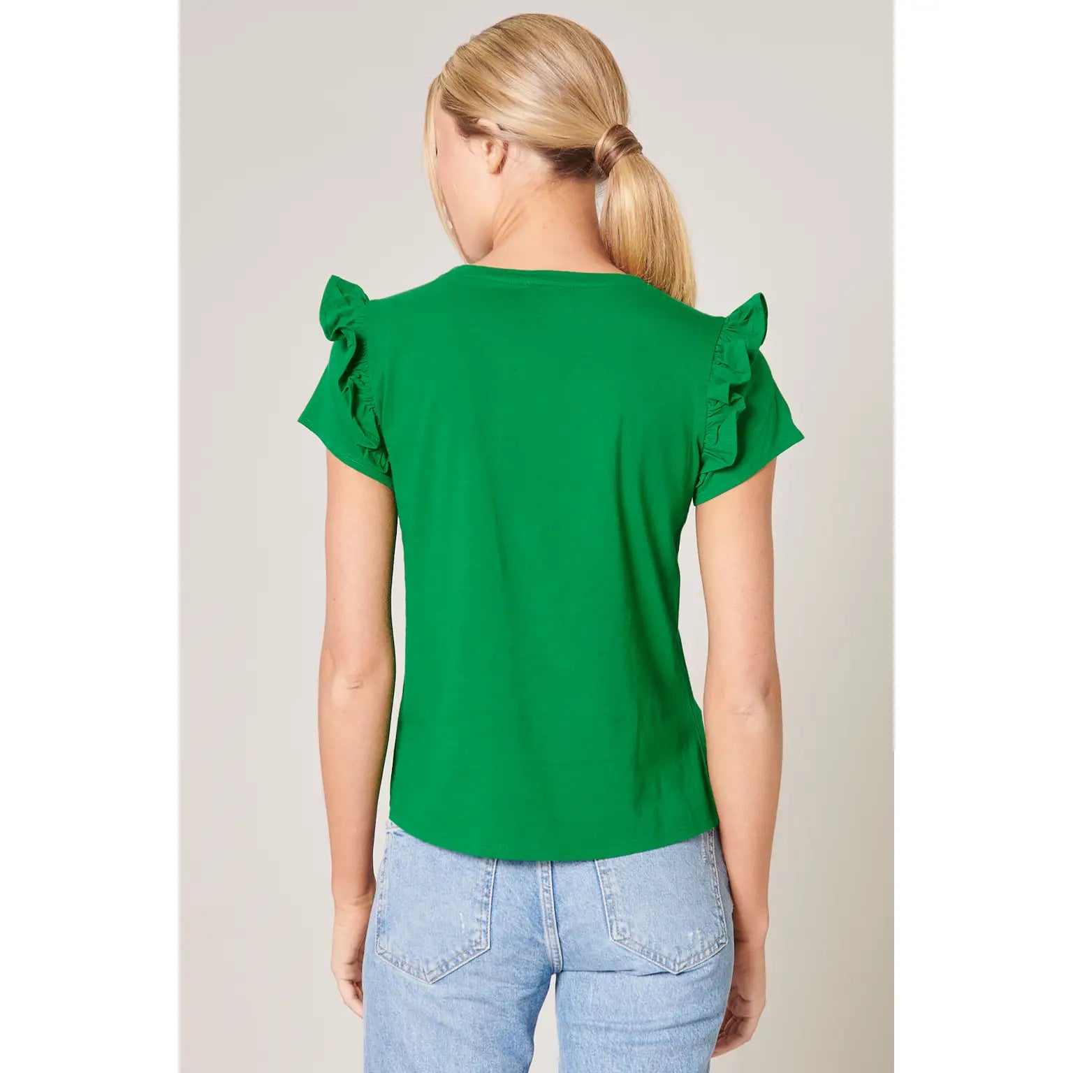 Brooke Knit Blouse - Green