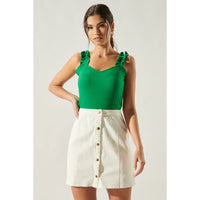 Highroller Ruffle Tank