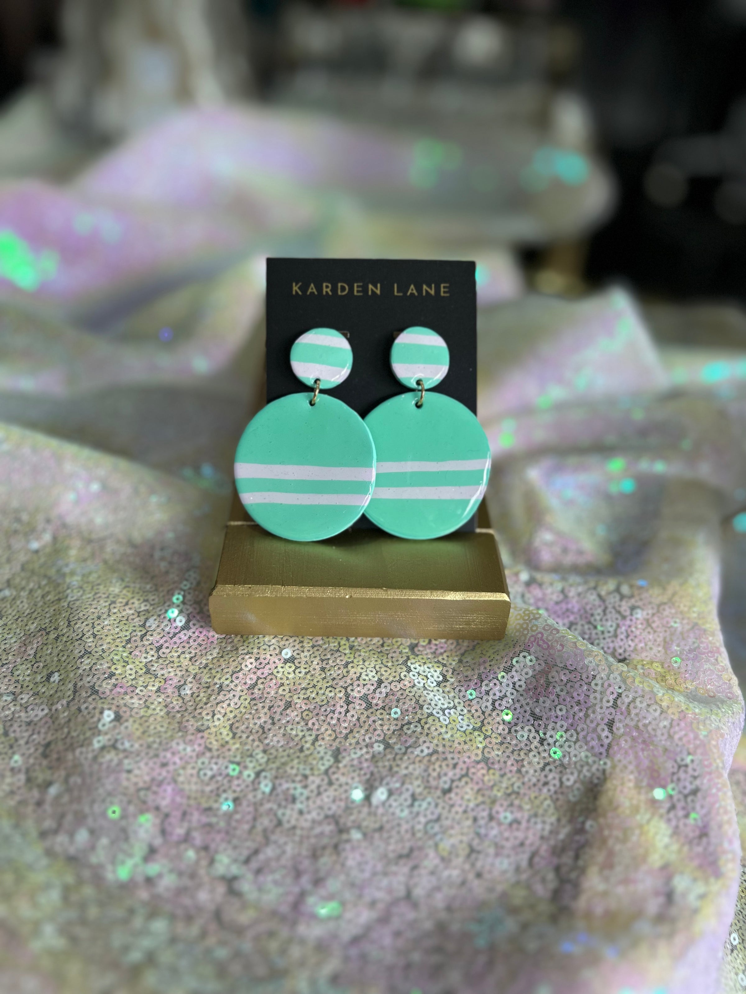 Circle Drop Earrings