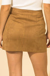 Suede Mini Skirt