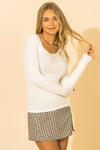 Asymmetrical Knit Top