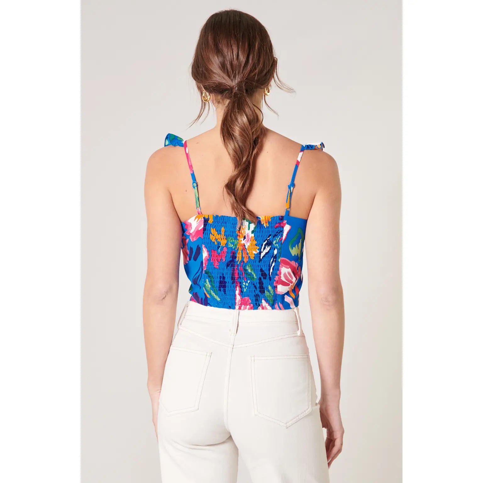 Floral Cami Crop Top