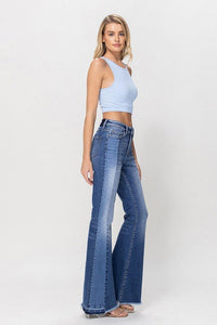 Contrast Panel Jeans