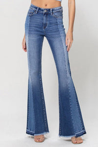 Contrast Panel Jeans