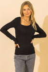 Asymmetrical Knit Top