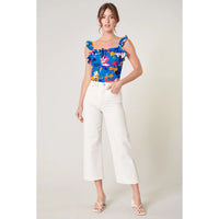 Floral Cami Crop Top