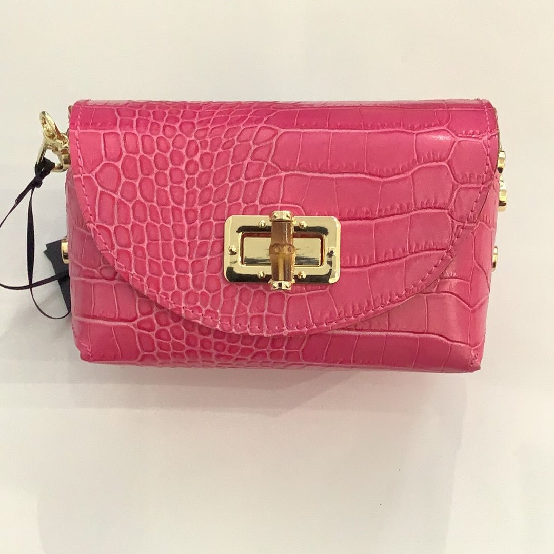 Leather Snake Print Purse