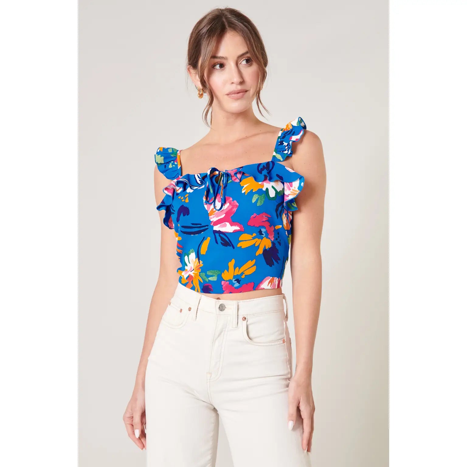 Floral Cami Crop Top