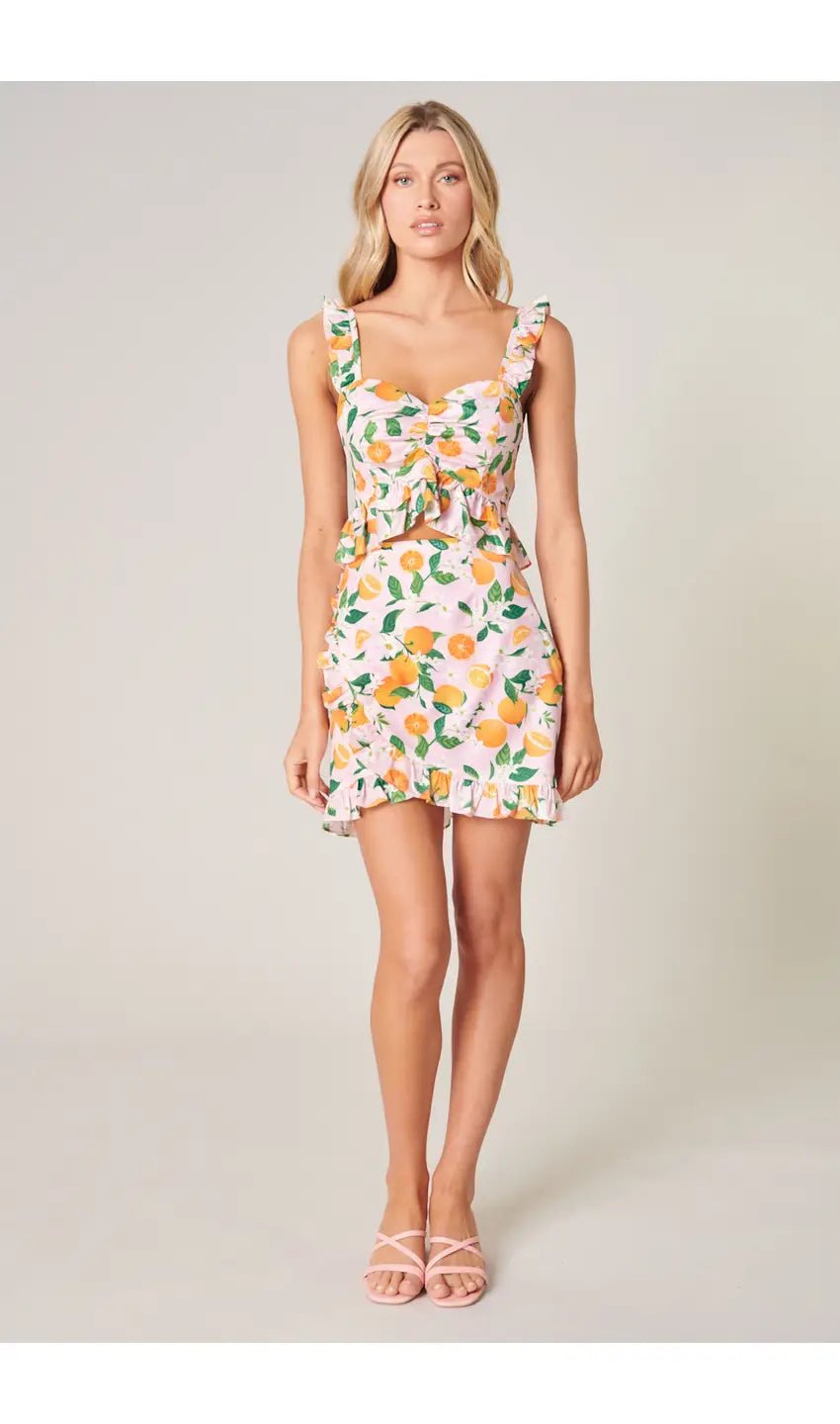 Sweet Clementine Mini Skirt