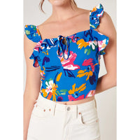 Floral Cami Crop Top