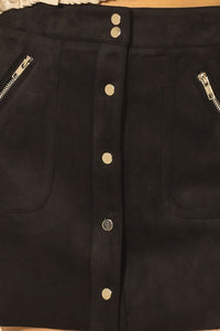Suede Mini Skirt
