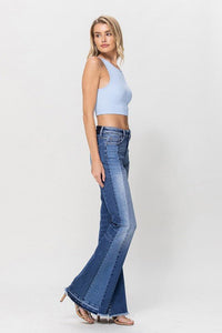 Contrast Panel Jeans